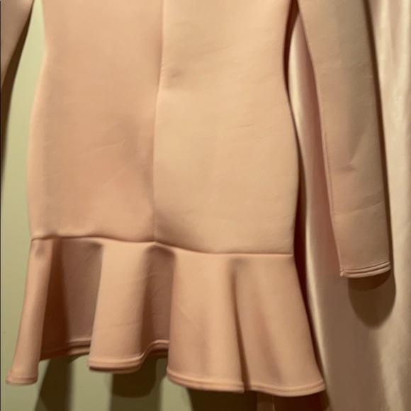 NEW Pink Turtleneck Flare Dress - Picture 3 of 5
